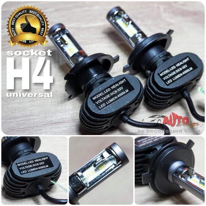 Lampu Led Socket H4 Untuk Head Lamp Mobil