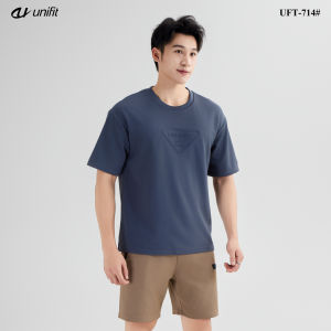 UNIFIT Oversized Cotton Round Neck Tee for Men and Women - Loose-Fitting Casual Wear UFT-714