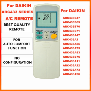 ใหม่ล่าสุด Daikin เครื่องปรับอากาศ ARC433เครื่องปรับอากาศ Daikin รีโมทคอนโทรล ARC433 ARC433A1 ARC433B47 ARC433A6 ARC433A75 ARC433B69 ARC433B70 ARC433B71 ARC433A47 ARC433A5 ARC433A2 (24-5-23)
