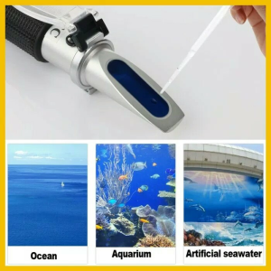 Alat Ukur Kadar Garam Air Kolam Air Tambak Minuman dan Makanan - Refractometer Salinity