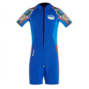 [Legend1] Kids Surfing Wetsuit 2.5MM Neoprene Diving Suit For Boys Scuba Thermal Swimsuit for Girls Thick Swimsuit For Kayak Free-diving