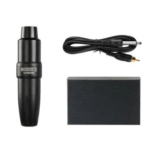 Rocket II Tattoo Pen Rotary Machine with Light Japan Motor – Professional Tattoo Pen for Liner & Shader Rotary Tattoo Pen