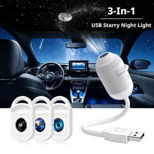 ZDSSY Mini HD Smart Dynamic 5D Holographic Night Light Projector 2-in-1 Galaxy Star Projector USB Powered Touch Control for BedroomCarChristmas gifts