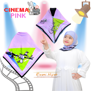 𝐑𝐢𝐬𝐚𝐧𝐢 𝐇𝐢𝐣𝐚𝐛-square jilbab inner anak motif lucu / segitiga lasercut