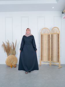 ZAHRA  003.othear gamis putih dewasa terbaru  kekinian millenial masakini