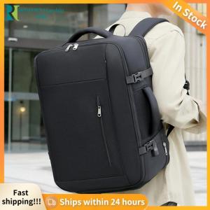 【HFM】 Nylon Business Travel Backpack Adjustable Strap Computer Business Backpack for Men Women College