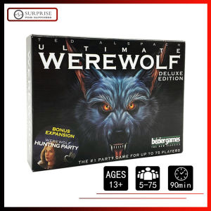 【Ready Stock】Surprise All New Upgrade Ultimate Werewolf Deluxe Edition Wolfpack&Hunting Party Bonus Game Board Game Gifts Cards