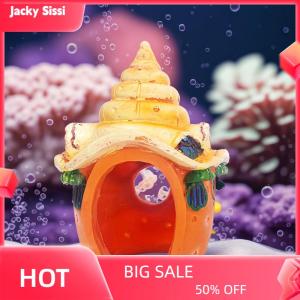 Jacky Mushroom Conch House Shelter Aquarium Landscaping Decoration Fish Tank Decor Fish Tank Ornament Fish Shrimp Hiding Shelter