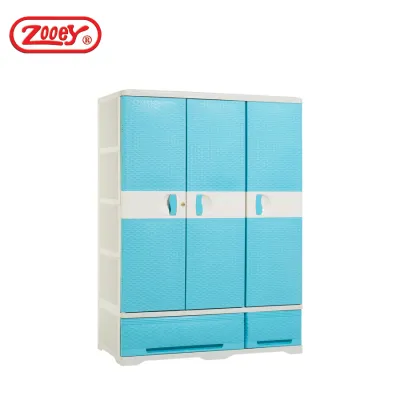 Zooey Grand Rattan Wardrobe Cabinet For Clothes Wardrobe Clothes Organizer Stock No. GRR-2009