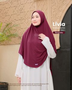 Arafa Hijab - Livia Khimar Size L New | Khimar Livia New Colors | Khimar Daily Terbaru | Khimar Bahan Jersey ITY Premium