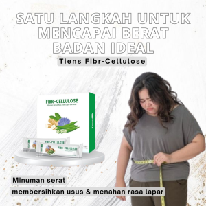 Fibr detox slimming - tiens fibr cellulose - Minuman fiber probiotics for weight loss - detox & cuci usus -probiotic fiber detox - slimming detox drink