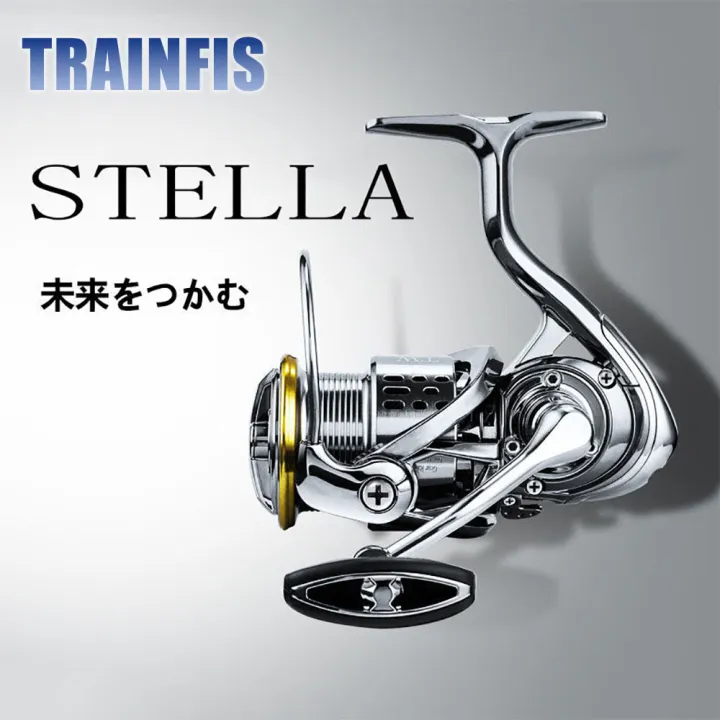 TRAINFIS】2023 SHIMANO New STELLA Spinning Reel 5.5:1 Full Metal Fishing Reel  No-gap Reel Spin High Speed Fishing Reel(Not original)
