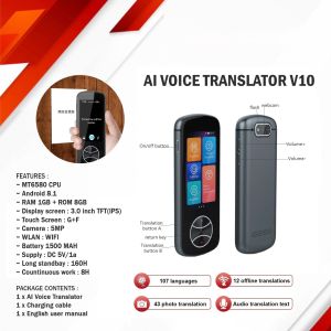 Digital AI Voice Translator Suara Penerjemah Digital With Camera Translate