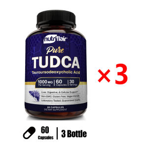 TUDCA Supplement - 1000mg for Kidney & Liver Support - Tauroursodeoxycholic Acid Liver Cleanse