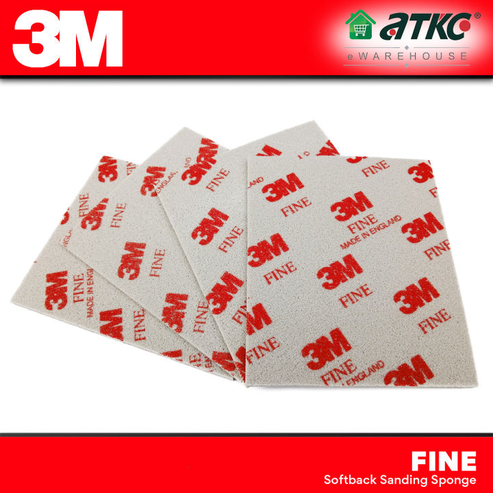thumbnail image 2 of 3M Softback Sanding Sponge – Ultrafine #800 To #1000 Grit – 114mm X 139mm 2 of 6