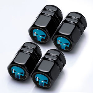 Aluminum Alloy Car Tire Valve Stem Caps Universal Fit 16.6x9.7mm Screw-On Tire Air Valve Caps for Cars with Multiple Colors and Patterns