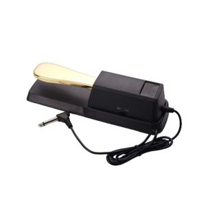 GAOSU Bàn đạp kim loại Bàn đạp Đàn Piano 2 màu Chống trượt Bàn phím Piano điện Dễ sử dụng Công tắc tổng hợp kỹ thuật số Phụ kiện nhạc cụ Tương thích