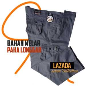 CELANA CARGO GUNUNG PANJANG PRIA JUMBO BIG SIZE 33-50 KARGO KEMPOL KIMPUL STANDART REGULER BAHAN CHINO CHINOS Melar
