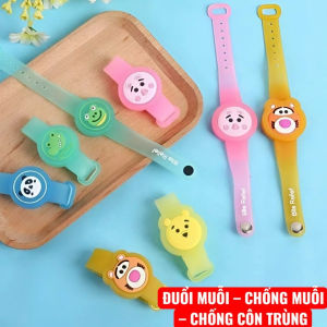 VÒNG TAY CHỐNG MUỖI CHO BÉ COMBO 2 VÒNG SILICON HÌNH THÚ | ĐUỔI MUỖI AN TOÀN KHÔNG CẦN XỊT ĐEO TAY CHÂN TIỆN LỢI