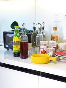 Kitchen Cabinet Storage Kitchen Storage Rack Kithchen Sideboards Cabinet For Kitchen Kithchen Cabinet Cupboard Small steel countertop dust-proof rack multifunctional for home use