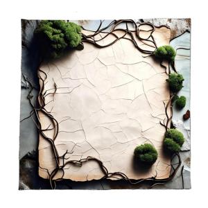 Square Divinations Tapestry Leaf Vine Pattern Astrology Tablecloth Tarots Tablecloth Table Cloth Witchcrafts Supplies