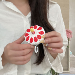3D Cartoon Cute Penguin Cake  Earphone Protective Cases for Apple  AirPods 4 3 2 1 headphone cover