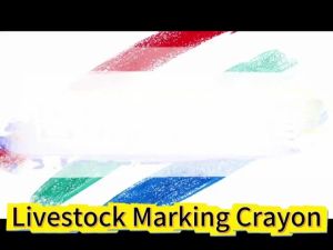 3pcs/set Mixed Color Livestock Marker Crayon Identifying For Pig Cow Goat Animals Waterproof
