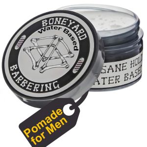 Matte Hair Wax Pomade Water Based Styling Clay Pomade for All Hair Types Hair Paste for Men with No Shine Natural-Looking Hairstyle Long-Lasting Strong & Flexible Hold 4 Oz