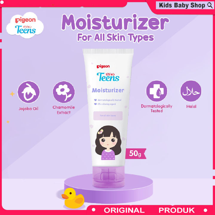 PIGEON Teens Moisturizer For All Skin Types 50ml Melembabkan Kulit Remaja Krim Wajah - Kids Baby Shop
