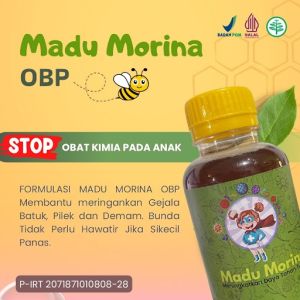 Madu Morina OBP meningkatkan kekebalan tubuh imunitas Membantu Mengatasi Batuk Pilek dan Demam Anak