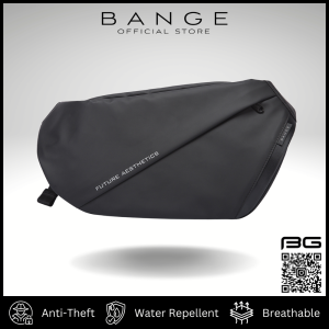 BANGE 7311 Premium Waterproof Scratch-Resistant Backpack - Large Capacity Multi-Compartment Travel & Work Bag with Breathable Mesh Back Adjustable Straps Elastic Keychain SBS Smooth Two-Way Zippers - Lightweight 0.54kg Size 35x19x8.5cm