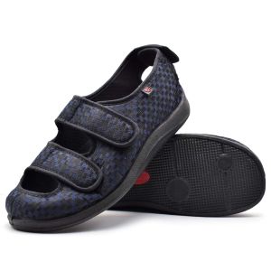 FECHENG Giày Phù Nề Dép Đi Trong Nhà Rộng Giày Đóng Mở Dễ Dàng Viêm Cân Gan Điều Chỉnh Được Bàn Chân Sưng