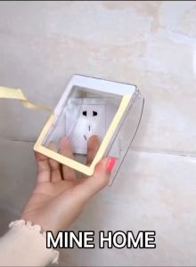 ABS Switch Socket Cover Box Transparent Type 86 Waterproof Resistance Protection Bathroom Door Bell Plug Penutup Kalis Air卡利斯空气插座