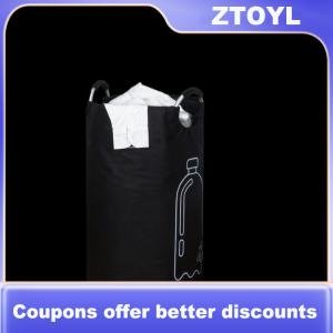 【ZTOYL】 Large Capacity Empty Bottle Storage Basket With Aluminum Handle 82L Wastewater Bottle Collector Bag Folding Recycling Bin