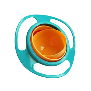 [LOCAL SELLER & FAST DELIVERY] 360 Degree Rotational Baby Bowl Feeding Bowl Anti Spill Bowl Kids and Toddler Snacks Breakfast Lunch Dinner Bowl