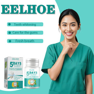 EELHOE Teeth Whitening Powder Pemutih Gigi Pembersih Karang Gigi 50G
