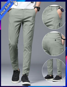 Zooromขนาดพิเศษแฟชั่นยืดผ้าต่วนกางเกงลําลองสําหรับผู้ชาย