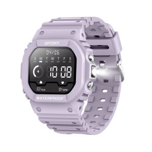 New Smartwatch Men Women Bluetooth Call Rugged Smart Watch Compass 3ATM IP68 Waterproof LED Flashlight Outdoor Sports Fitness Watches