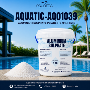 Aluminium Sulphate Powder 5KG Pool Clarifier for Swimming Pool Water Treatment Chemical (0-1MM)