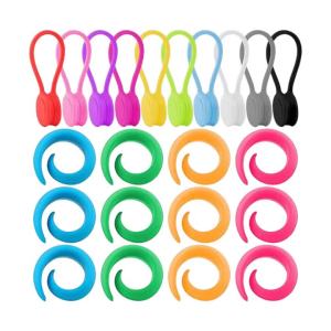Kirilgu Fabric Clips Silicone Thread Spool Huggers for Embroidery Hand Quilting P9M4Y