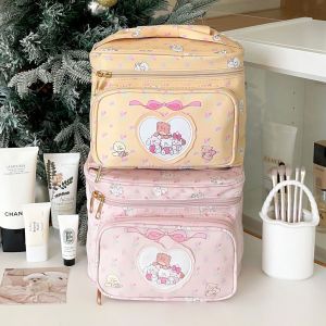 Pink Mikko Girl Cute Cartoon Makeup Bag Travel Home Storage Bag Gift Prize Jewelry Store Wholesale Gift For Friends