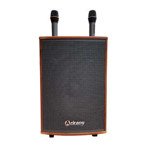 Loa kéo Arirang MKS2 Loa di động karaoke Bass 30cm 80W Kèm 2 Micro Hàng chính hãng