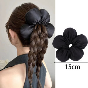 【♡Lovely girls house♡】Popular Fashion Big Flower Hair Rope Ins Scrunchies Ponytail Hair Ties