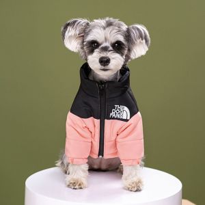 HTRF Cotton Winter Warm Dog Jacket Polyester Soft Waterproof Dog Charge Coat Puppy Pet Outfit Warm Dog Windproof Coat Outdoor