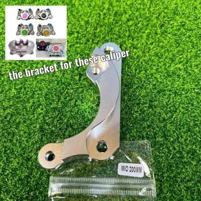 CNC Bracket 2pot caliper 220mm Disc Bracket For Mio Sporty Soul Soulty 2pot type caliper