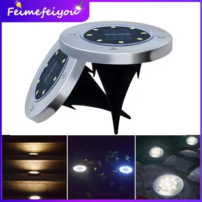 solar lights outdoor waterproof LED Solar Underground Lights 8/12/16 Buried Floor Light Outdoor Garden Path Ground Waterproof IP65 lawn Lighting