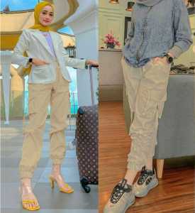 FEMMESHOPA-CELANA JOGER/CELANA KEKINIAN/CELANA KOREA-YX PANTS CARGO SANTANA
