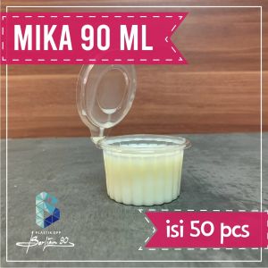 Cup Sambel Tutup Sambung 90 ml / Tempat Puding / Tempat Saos / Cup Sambal / Cup puding / Cup Sauce - Tambah.packing