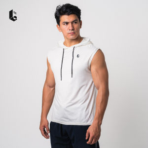 Hoodie Baju Singlet Sport Pria Tanpa Lengan Buntung Sleeveless Sweatshirt Tank Top Kaos Jaket Sweater Polos Olahraga Casual Basic Gym Fitness Running Jogging Lari