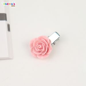 FR-C1195 Jepit Rambut Bunga Mawar Love Peach Pita Wanita Korea Jepit Rambut Pink Mini Baby Hairclip